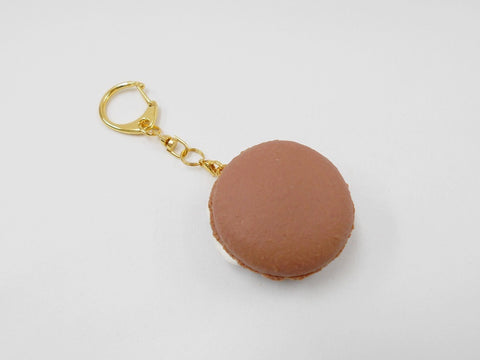 Macaron (chocolate) Keychain