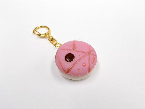 Macaron (misty pink) Keychain
