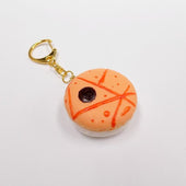 Macaron (orange papaya) Keychain - Fake Food Japan
