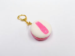 Macaron (pink cosmo) Keychain