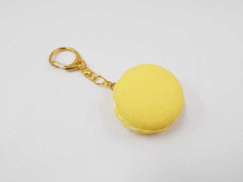 Macaron (yellow) Keychain