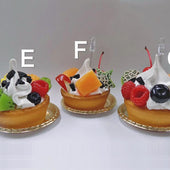 Melon (Heart-Shaped) Tart Small Size Replica - Fake Food Japan