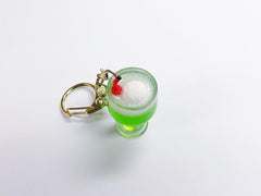 Melon Soda (mini) with Vanilla Ice Cream Keychain