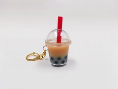 Milk Tea Tapioca Drink (mini) Keychain