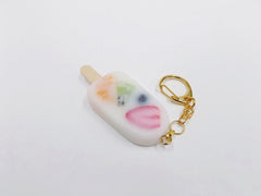 Mixed Fruit Ice Cream Bar Keychain