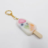 Mixed Fruit Ice Cream Bar Keychain - Fake Food Japan