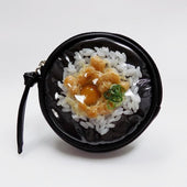 Natto (Fermented Soybeans) & Rice Circular Purse - Fake Food Japan