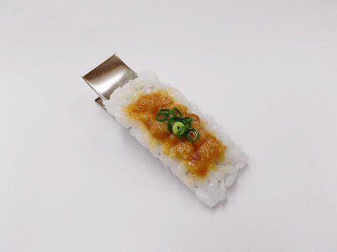Natto (Fermented Soybeans) & Rice (large) Hair Clip