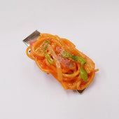 Neapolitan Spaghetti (large) Hair Clip - Fake Food Japan