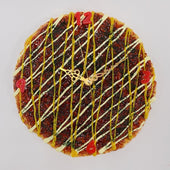 Okonomiyaki (Pancake) (large) Wall Clock - Fake Food Japan