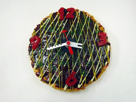 Okonomiyaki (Pancake) (small) Wall Clock