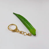 Okra Keychain - Fake Food Japan