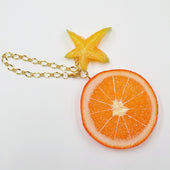 Orange Slice & Star Fruit (small) Bag Charm - Fake Food Japan