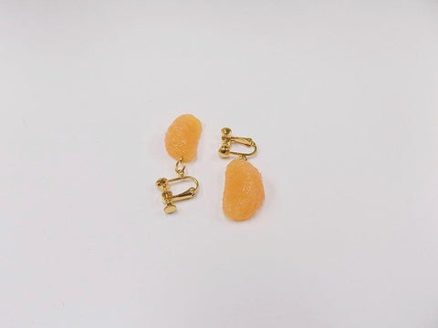 Orange (small) Clip-On Earrings