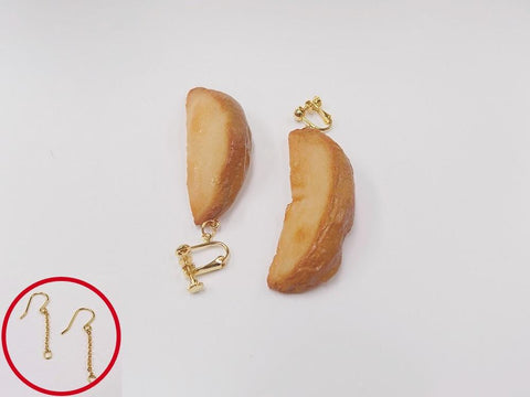 Pan-Fried Potato Pierced Earrings