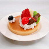 Pancake with Assorted Fruits & Whipped Cream Smartphone Stand - Fake Food Japan