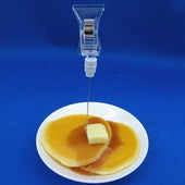 Pancake with Butter & Maple Syrup Small Size Replica - Fake Food Japan