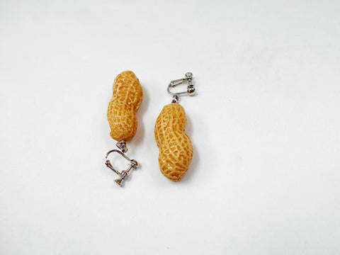 Peanut Clip-On Earrings
