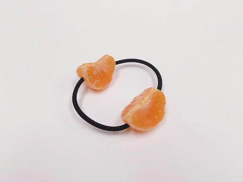 Peeled Orange (quarter-size) Hair Band (Pair Set)