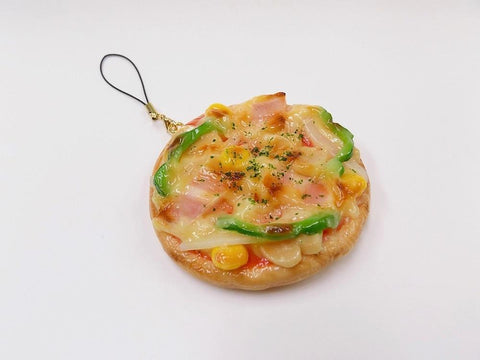 Pizza (Whole) Cell Phone Charm/Zipper Pull
