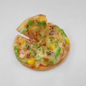 Pizza (Whole with Floating Slice) Magnet - Fake Food Japan
