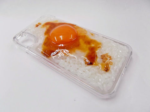 Raw Egg & Rice iPhone X Case