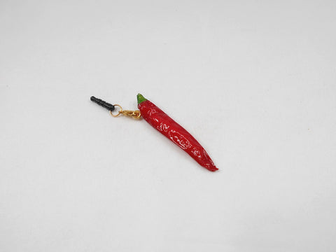 Red Chili Pepper (mini) Headphone Jack Plug