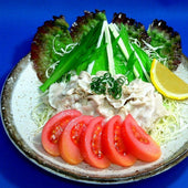 Salad with Shabu Shabu Buta-niku (Pork) Ver. 1 Replica - Fake Food Japan