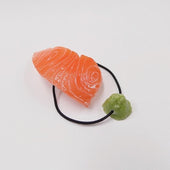 Salmon Sushi & Wasabi Hair Band (Pair Set) - Fake Food Japan