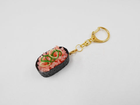 Scallion & Tuna Battleship Roll Sushi (small) Keychain