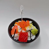 Seafood Rice Bowl Small Size Replica - Fake Food Japan
