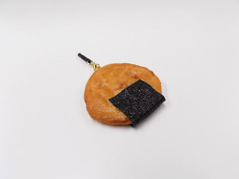 Senbei (Japanese Cracker) with Seaweed (large) Headphone Jack Plug