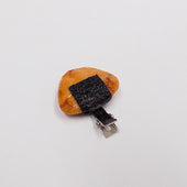 Senbei (Japanese Cracker) with Seaweed (small) Hair Clip - Fake Food Japan