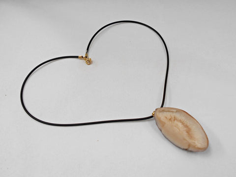Shiitake Mushroom Necklace