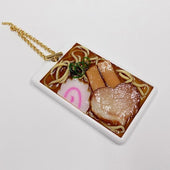 Shoyu (Soy Sauce) Ramen Pass Case with Charm Bracelet - Fake Food Japan