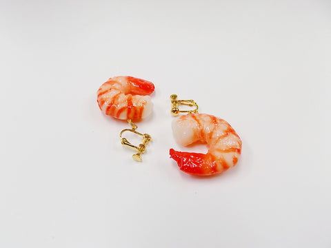 Shrimp (mini) Clip-On Earrings