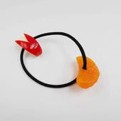 Sliced Apple (small) & Orange Hair Band - Fake Food Japan