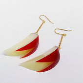 Sliced Apple (small) Pierced Earrings - Fake Food Japan