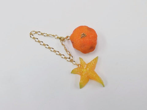Spoiled Orange & Star Fruit (small) Bag Charm