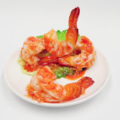 Stir-Fried Shrimp with Chili Sauce Smartphone Stand - Fake Food Japan