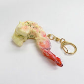 Stir-Fried Shrimp with Mayonnaise Keychain - Fake Food Japan