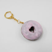 Strawberry Frosted Chocolate Doughnut (small) Keychain - Fake Food Japan