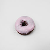Strawberry Frosted Chocolate Doughnut (small) Magnet - Fake Food Japan