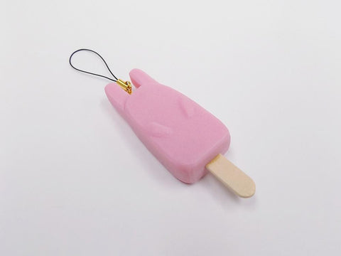 Strawberry Ice Cream Bar Cell Phone Charm/Zipper Pull