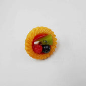 Strawberry Sauce-Filled Kiwi, Raspberry & Blueberry Cookie Outlet Plug Cover - Fake Food Japan
