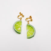 Sudachi (half-size) Clip-On Earrings - Fake Food Japan