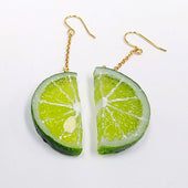 Sudachi (half-size) Pierced Earrings - Fake Food Japan