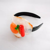 Sunny-Side Up Egg & Sausage Headband - Fake Food Japan