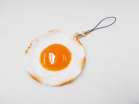 Sunny-Side Up Egg (medium) Cell Phone Charm/Zipper Pull