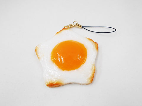 Sunny-Side Up Egg (Star) Cell Phone Charm/Zipper Pull